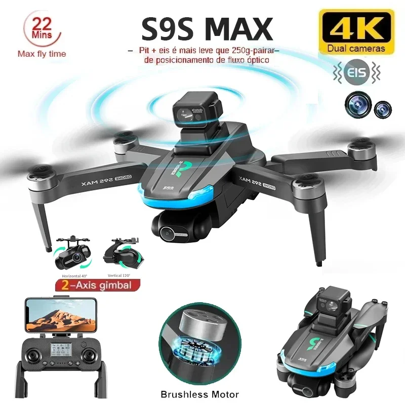 ใหม่S9S MAX MINI Drone 4K 2 แก - Drone Gimbal Case บทวิจารณ์และราคา